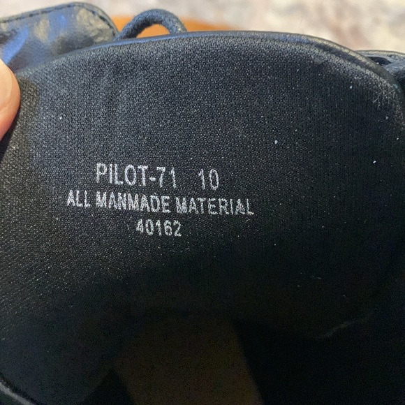 New Bamboo Black Lace up boots with zipper size 10 - Picture 6 of 10